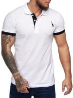 Heren T-Shirt Polo Shirt Korte mouw Printshirt Polo Korte mouw 1404c