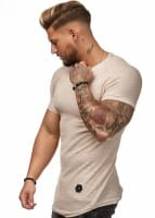 OneRedox Herren T-Shirt Kurzarm Rundhals Oversize Tee Modell 1499