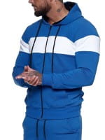 Herren Pullover Zip Jacke Sweatshirt Longsleeve Langarm Hoodie Modell H-1268