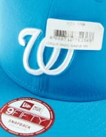 Nieuwe Era 9fifty Baseball Cap Cappy Washington Nationals Aqua