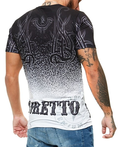 Herren T-Shirt Kurzarm Rundhals Toretto Modell 1492