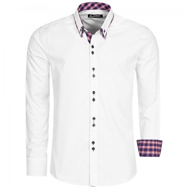 Herenshirt Casual Shirt Elegant Zakelijk Veelkleurig 26148c