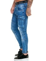 Designer Herren Jeans Hose Regular Skinny Fit Jeanshose Basic Stretch Modell J-8007