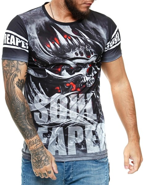 Herren T-Shirt Kurzarm Rundhals Soul Reaper Modell 1480