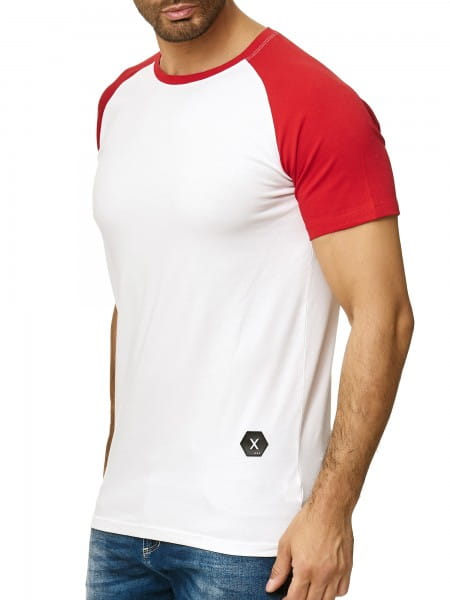 OneRedox T-shirt homme Hoodie à capuche à manches longues Sweat-shirt à manches courtes Modèle 1302