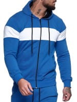 Herren Pullover Zip Jacke Sweatshirt Longsleeve Langarm Hoodie Modell H-1268
