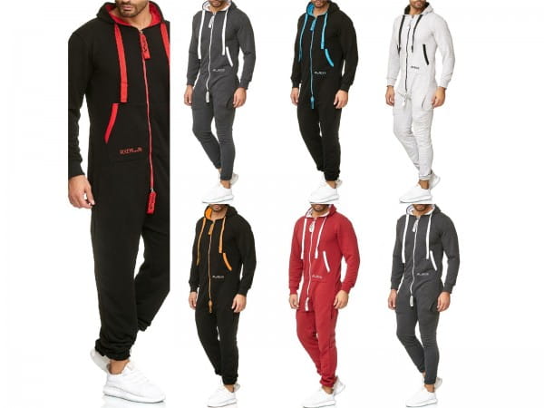 Heren joggingpak uit één stuk Trainingspak Streetwear 1106c