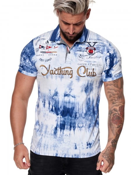 Herren T Shirt Yachting Club Poloshirt Polo Longsleeve Kurzarm Shirt Modell 3581