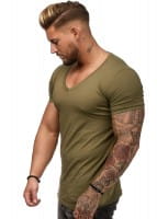 OneRedox Chemise pour homme Sweat à capuche à manches longues Sweat à manches courtes Sweatshirt manches courtes T-Shirt bs500