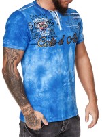 OneRedox Herren T-Shirt Kurzarm Rundhals Cote d Azur Tee Modell 3559