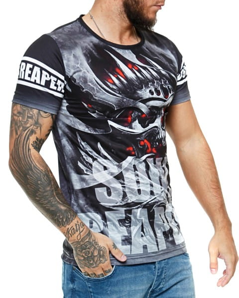 Herren T-Shirt Kurzarm Rundhals Soul Reaper Modell 1480