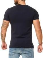 Herren T-Shirt Poloshirt Shirt Kurzarm Printshirt Polo Kurzarm 1309C