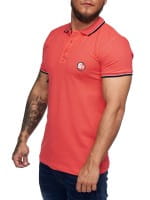 Herren T-Shirt Poloshirt Shirt Kurzarm Printshirt Polo Kurzarm 1403C1