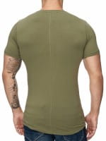 Herren T-Shirt Poloshirt Shirt Kurzarm Printshirt Polo Kurzarm 1023C